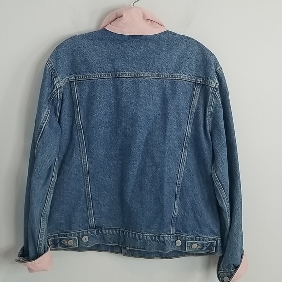 Levi's Ex-boyfriend Trucker Denim Corduroy Jacket size Large - Picture 5 of 11